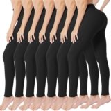 VALANDY High Waisted Leggings for Women Buttery Soft Stretchy Tummy Control Workout Yoga Running Pants One&Plus Size