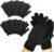 10Pairs Exfoliating Gloves – Premium Black Double Sided Scrub Wash Mitt for Bath or Shower – Luxury Spa Exfoliation Accessories for Beauty Spa Dead Skin Cell Remover, Suitable for Men and Women