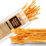 Turkey Tendon for Dogs, Turkey 100% Sourced from USA, Hypoallergenic, All Natural Human Grade Puppy Chew, Dog Treats for Signature Series, Rawhide Alternative, 1 Unit/Pack Strip (Large)
