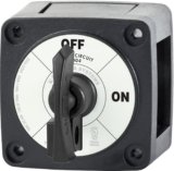 Blue Sea Systems 6004200 m-Series Battery Switch ON/OFF Locking, Black