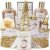 Mothers Day Gifts for Mom – 8-Piece Luxury Bath & Body Gift Set for Women, Self Care Kit, Spa Gift Baskets with Bath Bomb | Perfect Christmas, Birthday Gifts for Her, All Occasion Holiday Present
