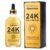 24K Gold Serum for Face,Skin Brightening Anti Aging Face Serum Moisturizer with Vitamin C,Hyaluronic Acid & Argan Oil for Dark Spots & Fine Lines,Korean Skin Care Glow Collagen Booster Serum