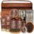Father’s Day Spa Gift Set for Men – Luxury 30-Piece Sandalwood Bath & Beard Gift Set for Men, Bath & Body Care Kit for Him with Beard Wax | Christmas, Valentine’s Day, Birthday, Gift for Father Dad