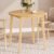 HOOBRO Bamboo Dining Table, Round Dining Table for 2, 27.5″ Kitchen Table for Small Space, Writing Table, Easy to Assemble, for Dining Room, Living Room, Office, Kitchen, Apartment, Natural YL71CZ01