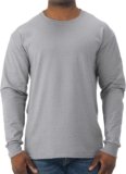 Jerzees Men’s Dri-Power Cotton Blend Long Sleeve Tees, Moisture Wicking, Odor Protection, UPF 30+, Sizes S-3x