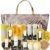 Spa Gifts Basket for Women, Spa Luxetique Tahiti Island Bath Gift Set, 15pcs Luxury Self Care Kit with Bath Bombs, Essential Oil, Hand Cream, Bath Salt, Tote Bag, Birthday Day Gifts