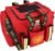 Lightning X Products Premium XL Step-In Turnout Gear Bag With Shoulder Strap & Front Pockets – Red