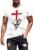 Religious Shirts for Men Christian Good Friday Shirt Funny 3D Graphic Faith Jesus Cross Print Short Sleeve Workout Tee Tops